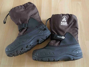 KAMIK Waterbug3 gefütterte Winterboots braun Gr. 2 / 34 NEUw. 05-13 - Bild 1 von 6