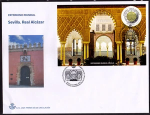 SPAIN - 2024 WORLD HERITAGE : SEVILLE - ROYAL ALCAZAR - MS - FDC - Picture 1 of 4