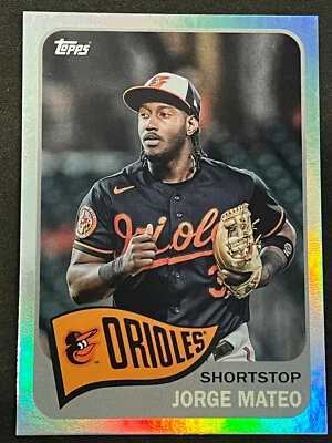 2023 Topps Archives 1965 Topps Rainbow Foil /199 Jorge Mateo #103 - Image 1 of 2