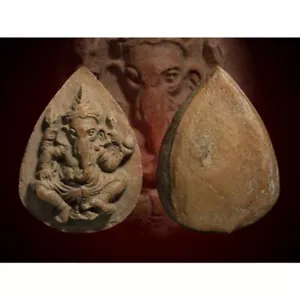 Thai Amulet Ganesha LP Suang Thewada Len Din anno 1976 Good Buddha molto raro - Foto 1 di 12