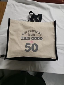 50th Birthday Gift Women’s Ladies Shopping Bag Present Tote Idea Keepsake 50 - Picture 1 of 5