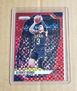 2024/25 PANINI PRIZM KEYONTE GEORGE SCACCHIERA ROSSA PRIZM RARA SP #/75 - Foto 1 di 1