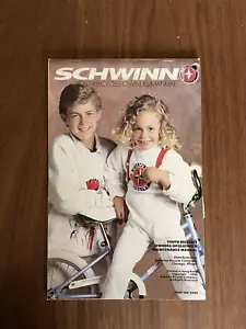 vintage SCHWINN YOUTH BICYCLES OWNERS MANUAL 1988 - Picture 1 of 5