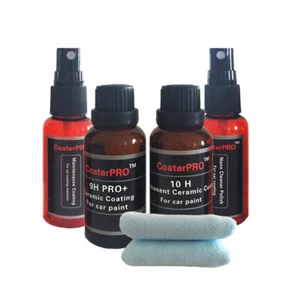 Waterproof PRO Double Coating Liquid 9H 10H Car Glass Part Ceramic Nano Coater - Picture 1 of 6