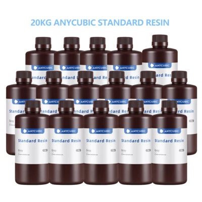 20 kg resina UV ANYCUBIC resina rápida 405 nm para impresora LCD SLA 3D MONO M3 MARS