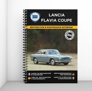 LANCIA FLAVIA COUPE : Libretto Di Restauro E Manutenzione - CONSEGNA GRATUITA - Foto 1 di 8