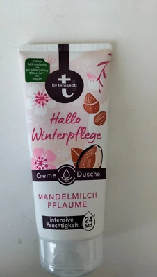  t by tetesept Creme Dusche Hallo Winterpflege Mandelmich Pflaume - Bild 1 von 2