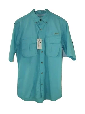 CAMISETA World Wide SPORTSMAN Pescador Ventilada Para Hombres PEQUEÑA - AZUL PESCA Manga Corta Foto 1 de 4