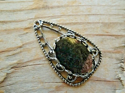 Colgante Bobina Antiguo Chapado en Plata Rodio 13x18mm Montaje Ovalado (Paquete 12) 1222 Foto 1 de 4