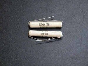 2 piezas de resistencia Ohmite 995-10A Series 90 1 Ohm 11 vatios +/-5% 4730 - Imagen 1 de 5