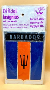 De Colección Nuevo de Lote Antiguo Oficial Insignias Of The World Interwagen Autoadhesivo Barbados, NUEVO - Imagen 1 de 6