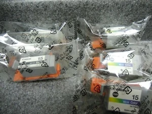 6 New Genuine CANON BCI-15 Black and Color Ink Cartridges - Picture 1 of 1