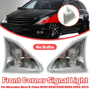 For Mercedes-Benz W251 R-Class R320 05-13 2x Clear Front Corner Signal Lights - Picture 1 of 7
