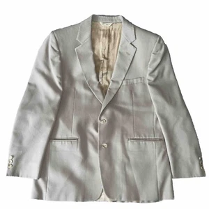 Osmuns Oleg Cassini Vintage 50/60s 44R Soft Blend Suit Silk Lined USA Made 2 Piec - Bild 1 von 23