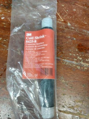 (Q) TUBO RETRÁCTIL EN FRÍO 0.40 - 0.82 x 8" Nuevo en bolsa 8425-8 Mango Barra Raqueta Correa Foto 1 de 4