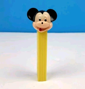 Vintage Mickey Mouse PEZ Spender ohne Füße gelber Stiel Österreich fehlt kein - Bild 1 von 8