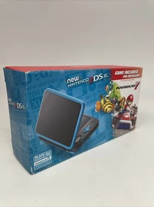 Nintendo 2DS XL Handheld Console with Mario Kart 7 Bundle - Black/Turquoise - Picture 1 of 5