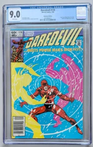 Daredevil #178 - Frank Miller - Power Man & Iron Fist - NEWSSTAND - CGC 9.0 - Picture 1 of 1