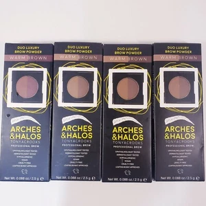 4 Duo Luxury Brow Powder - Warm Brown by Arches and Halos - Picture 1 of 4
