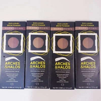 4 Duo Luxury Brow Powder - Warm Brown by Arches and Halos  - Image 1 of 4