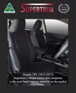 Front Seat Covers Fit Honda CR-V (2013-on) Premium Neoprene Waterproof - Picture 1 of 10