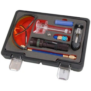 3W UV LEAK DETECTOR LED LAMP SET FOR A/C AIR CON ENGINES GEARBOXES RECHARGEABLE - Picture 1 of 3
