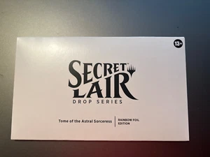 MTG Secret Lair ~ Tome of the Astral Sorceress ~ Rainbow FOIL ~ Sealed in Hand! - Bild 1 von 2