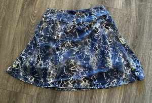 Dona Jo blau schwarz weiß grün Schlangenmuster Ultimate Skort 2 (Large) - Bild 1 von 4