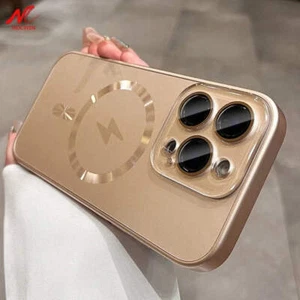 Funda Magsafe AG Delgada Mate de Lujo para iPhone 11 12 13 14 15 16 Pro Max 16 Plus 1 - Imagen 1 de 58
