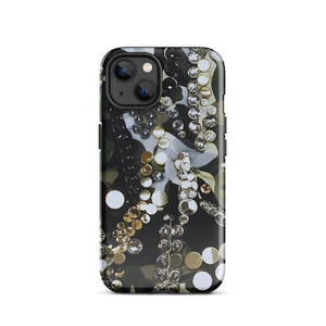 Camouflage Hodgepodge - Green / Gold Tough Case for iPhone® - Picture 1 of 20