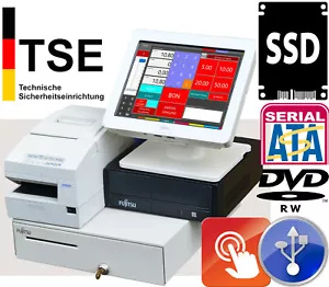 Tse Till Store Takeaway FSC Touchscreen Cash Epson Cash Drawer KA24-SSD - Picture 1 of 1