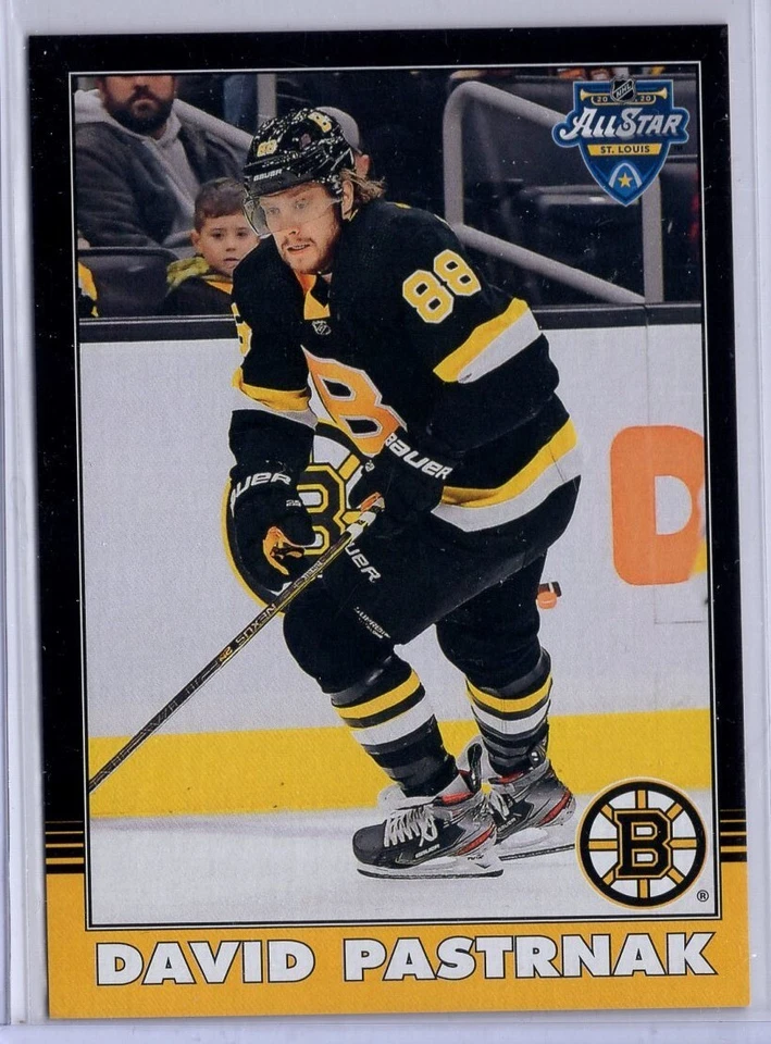 2020-21 O-Pee-Chee Retro Black #108 David Pastrnak 068/100 *S3576 - Image 1 of 1
