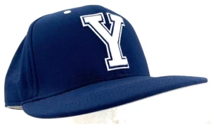 BYU Cougars Nike True Dri-Fit Navy Blue Stretch Baseball Cap Hat Adult 7 7/8 - Picture 1 of 9