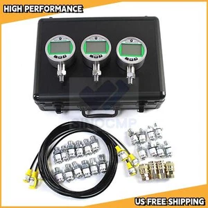 Kit de prueba de manómetro hidráulico digital 70mpa*2+16mpa*1 para Komatsu CASE CAT - Imagen 1 de 6