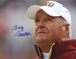 Bobby Bowden Signed Autographed FSU Florida State Seminoles 8x10 Photo - Proof - Picture 1 of 2