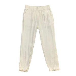 Splendid Jogger Womens S Small Milk Elastic Waist Pull On Tapered Patch Pocket - Picture 1 of 12