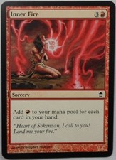 MAGIC THE GATHERING MTG 2005 SAVIORS OF KAMIGAWA RED INNER FIRE SORCERY CARD
