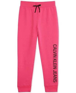 Calvin Klein Big Girls Logo Sweatpants - Picture 1 of 4