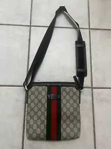 Gucci Tasche Umhängetasche Herren Beige Canvas GG Supreme Natur/Beige (small) - Bild 1 von 6
