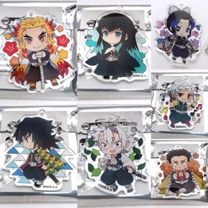 Demon Slayer Acrylic Keychain RENGOKU GIYU SHINOBU TOKITO SANEMI UZUI HIMEJIMA - Picture 1 of 8