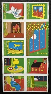 2025 Scott #6002 a-h, Forever - GOODNIGHT MOON - Block of 8 Stamps - Picture 1 of 2