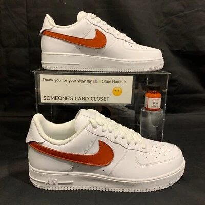 Nike Air Force1 Low Blanco (Ladrillo Personalizado Pintado Swoosh) SC-#13W Foto 1 de 4