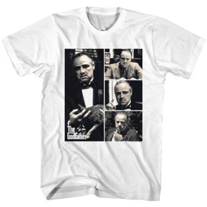 Camiseta para hombre El Padrino El Don 4 escena película collage Don Vito Corleone - Imagen 1 de 5
