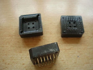 44 way plcc IC socket 2.54mm ST through hole 1 tube of 21 Z643 - Picture 1 of 1