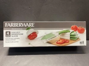 Farberware Professional Hand-Held Mandolins Slicer 4 Cutting Blades No Slip - Picture 1 of 9