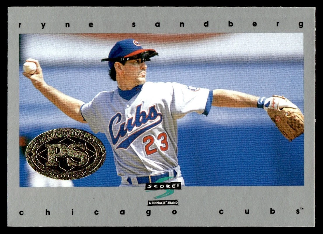 1997 Score Premium Stock Baseball Card Ryne Sandberg Chicago Cubs #94