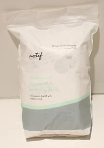 SEALED Motif Medical Contoured Disposable Nursing Pads Individually Wrapped 60ct - Picture 1 of 2