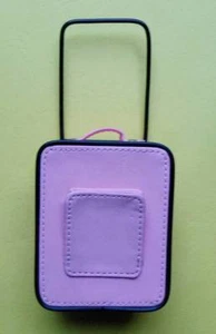 Pink "Leather" Luggage Travel SuitCase~Barbie Convention~Fit Fashion Royalty~HTF - Picture 1 of 6