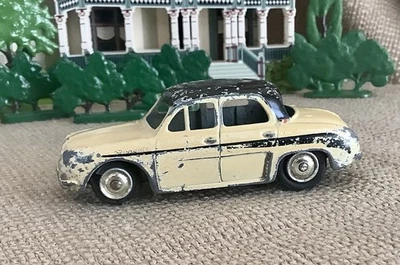 CIJ ~Renault Dauphine (1956-1967) -Black/Yellow~ 1:43 Scale -Made in France - Image 1 of 4