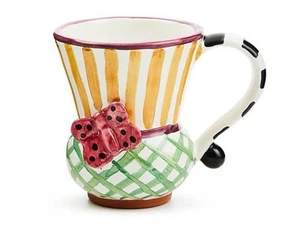 NEW Mackenzie-Childs MAY Collectors Series Mug Edition Flutterby Ceramic Mug - Picture 1 of 4